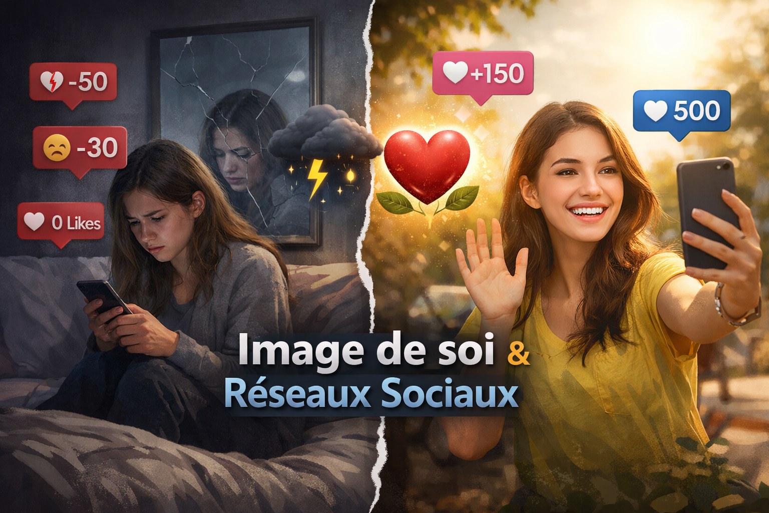 Gestion réseaux sociaux et Image de soi : Être authentique